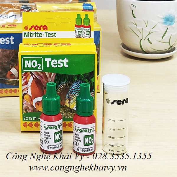 [HCM]Test NITRIT SERA - Kiểm tra hàm lượng NITRIT (NO2) trong môi trường nước