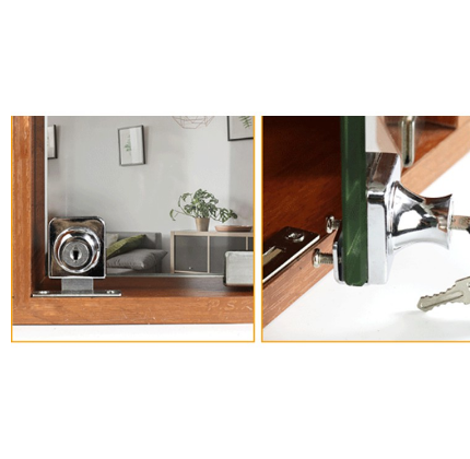 [HCM]Khóa tủ kính 1 cánh Xiehe