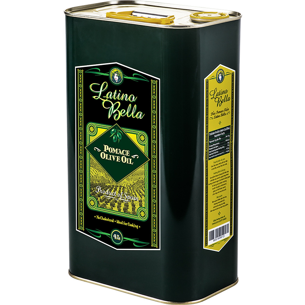 Dầu Oliu Pomace Latino Bella (4Lít )