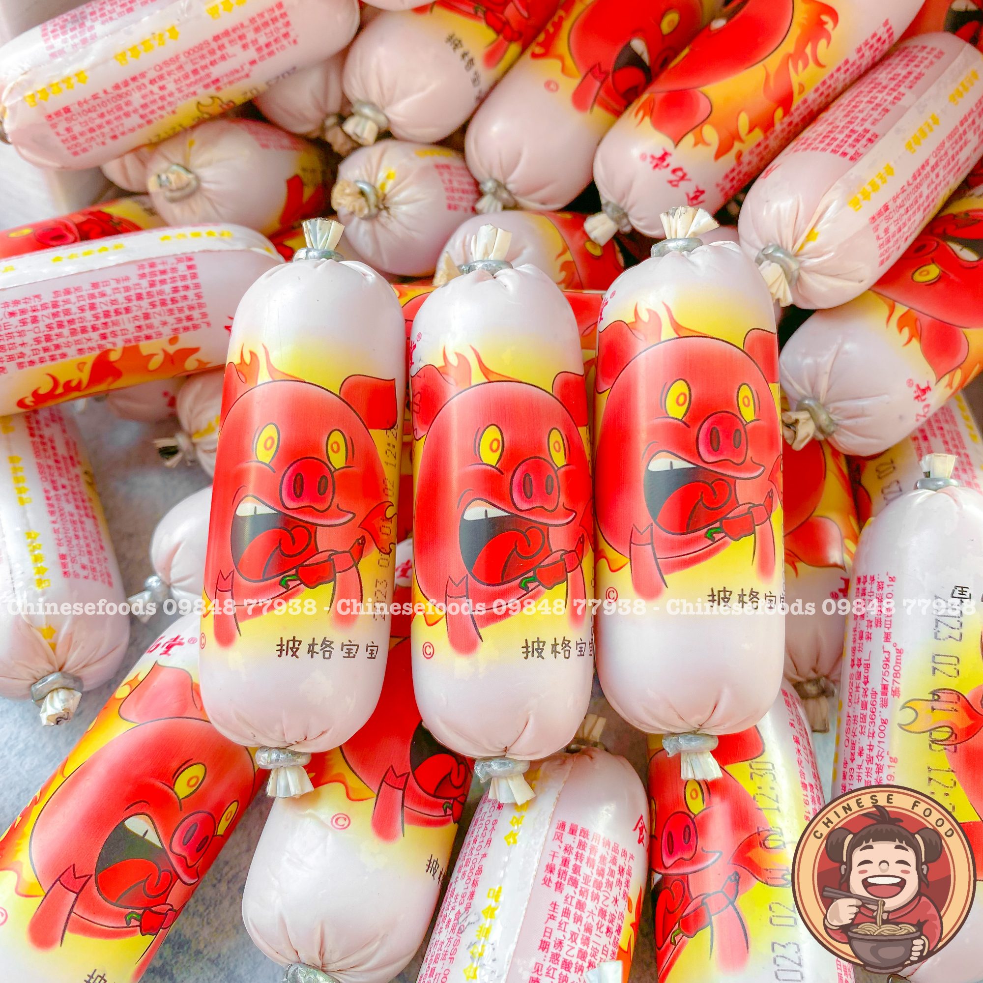Xúc Xích Mini 4 Vị heo, heo cay, gà, ngô
