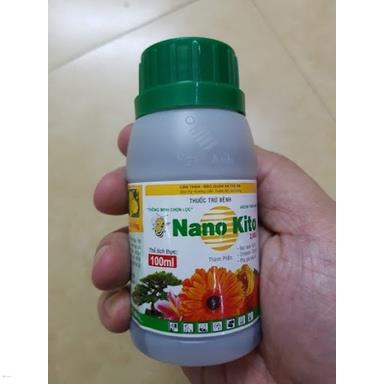 Thuốc trừ bệnh Nano Kito 2.6SL 100ml - Bạc nano và Chitosan phòng trừ nấm bệnh và tuyến trùng hại rễ