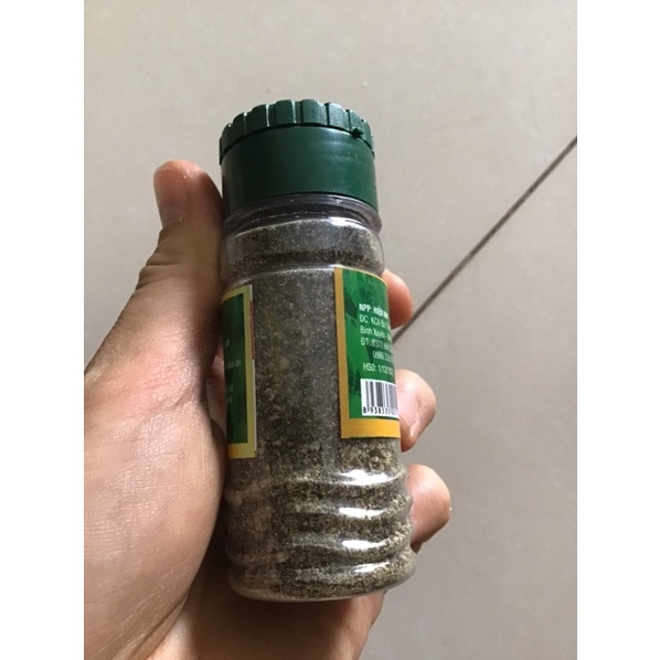 Hạt tiêu xay nguyên chất lọ 25g