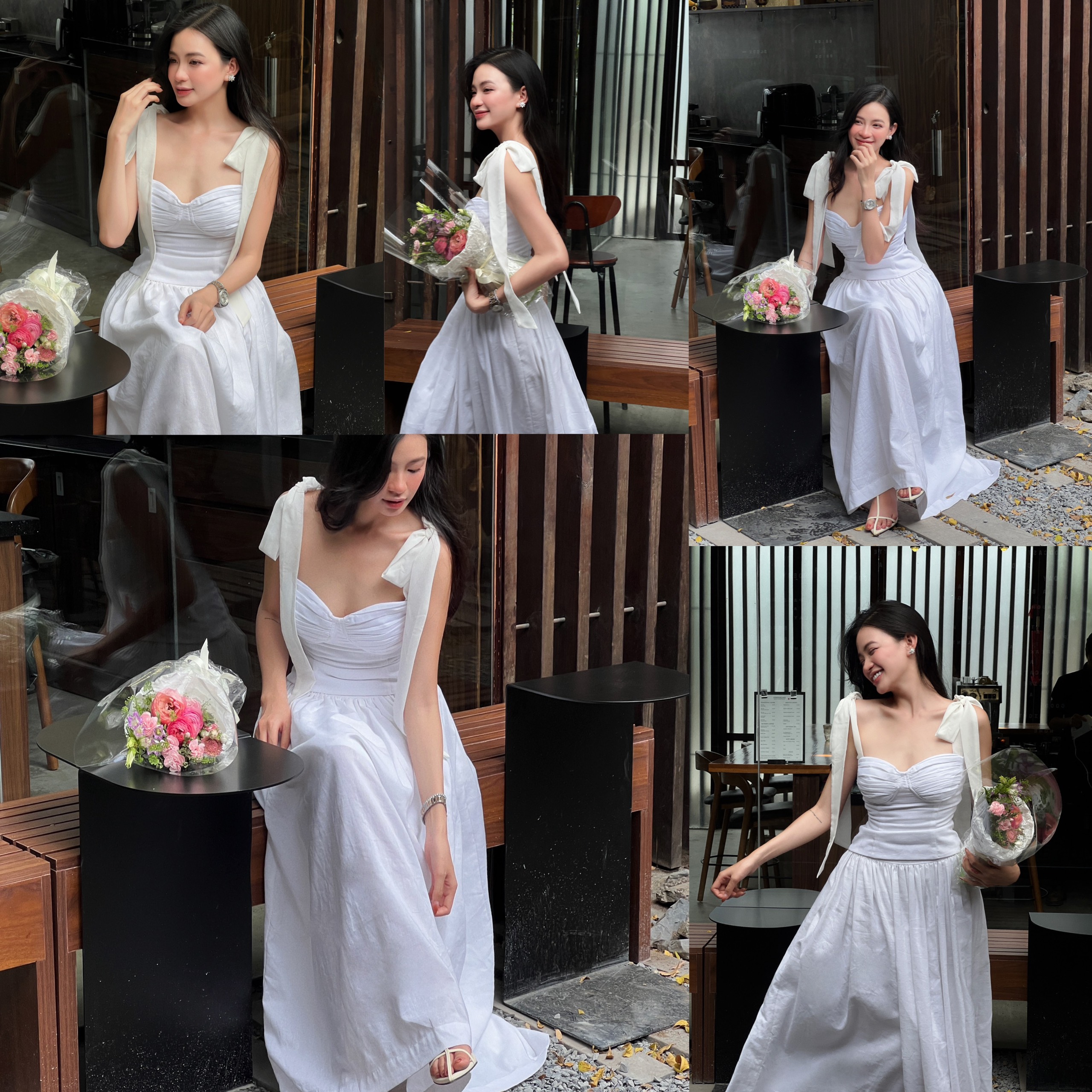 Áo cúp ngực cột dây nơ Muse Top, AO56, Ladie Studio