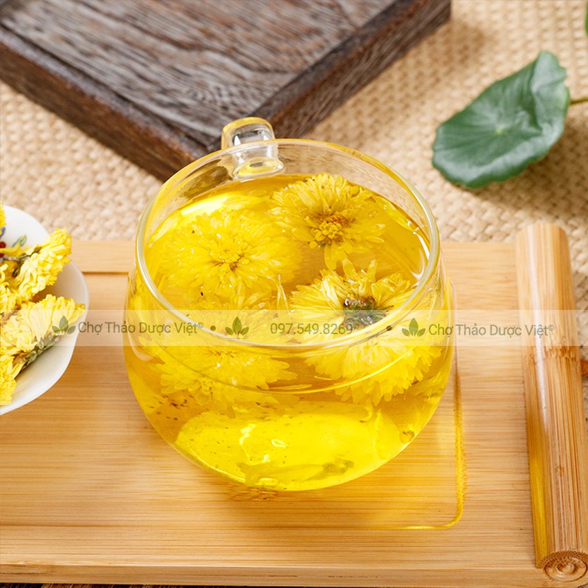 Hoa cúc vàng 1kg, trà hoa cúc khô, nguyên bông vàng đẹp, trà hoa cúc vàng, tốt cho sức khoẻ