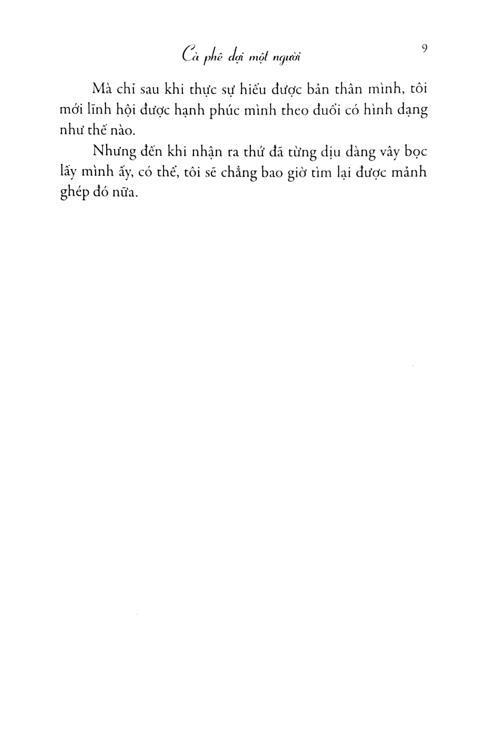 Sách Fahasa - Cà Phê Đợi Một Người (Tái Bản 2019)