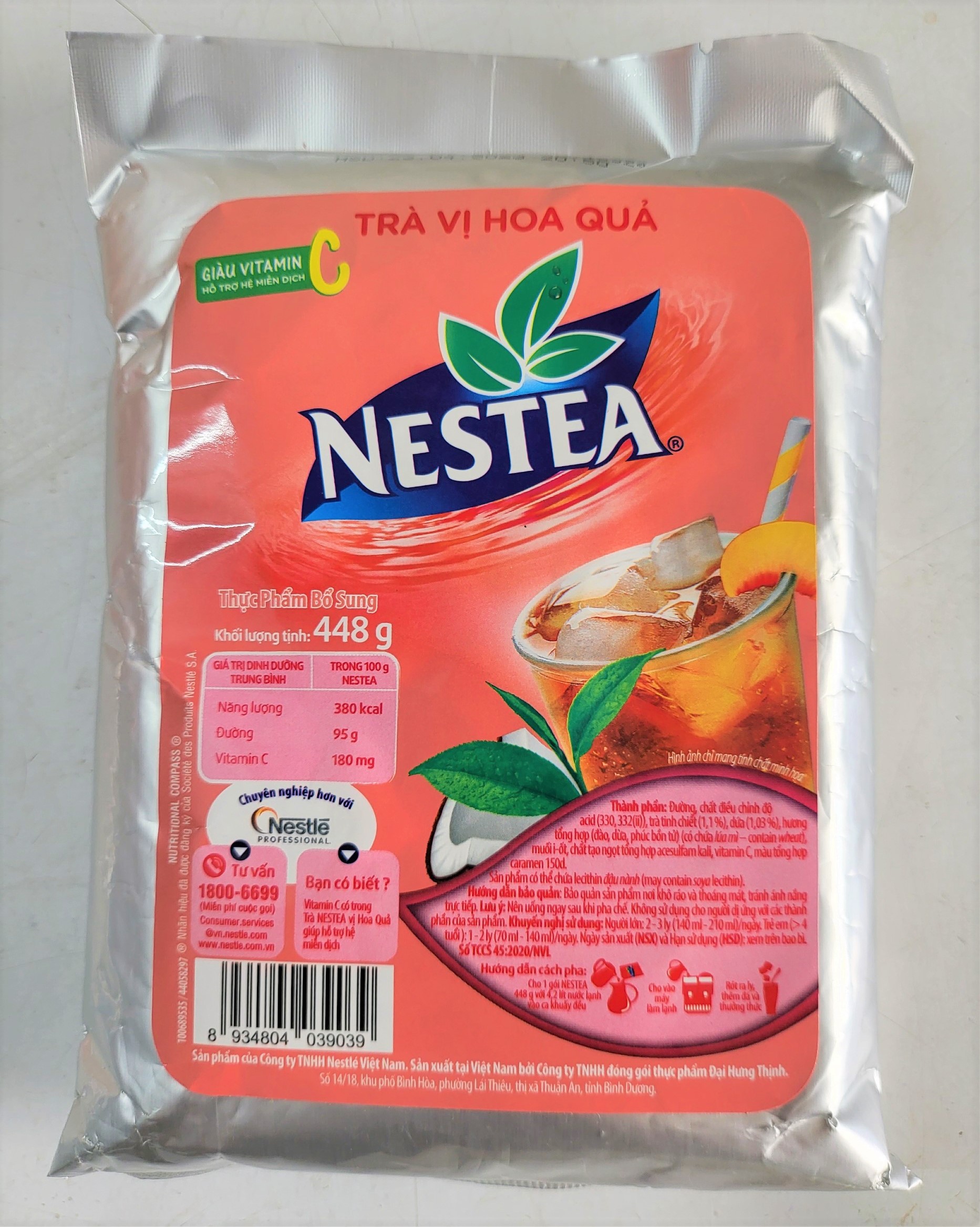 Trà hòa tan nestea fruit flavor tea