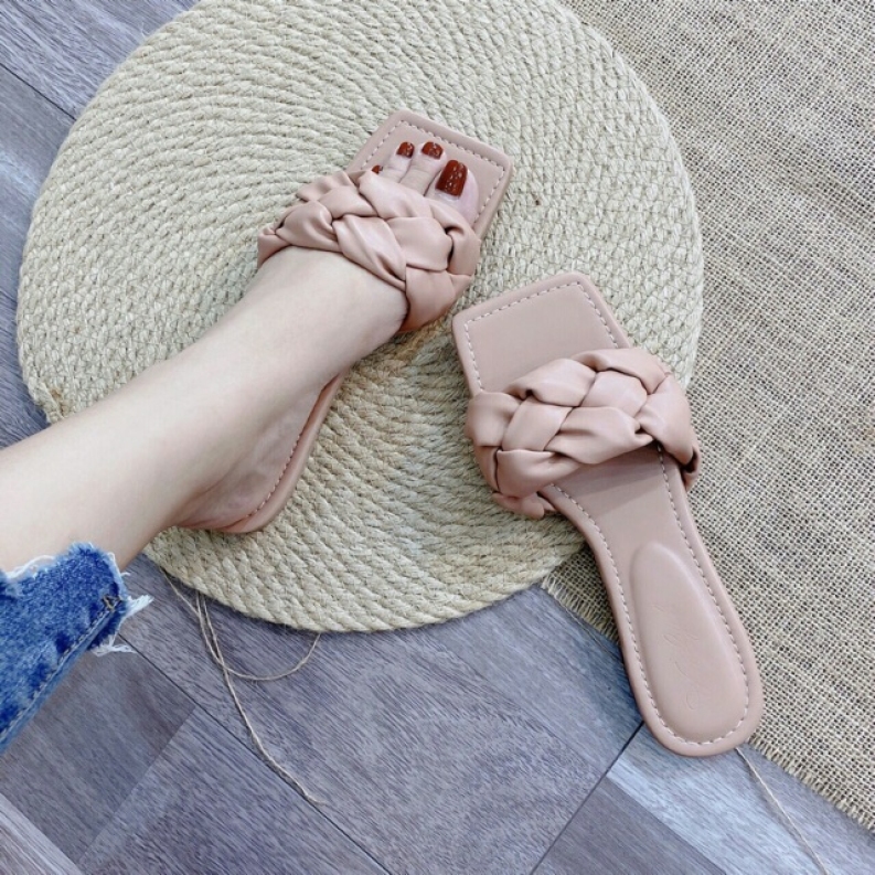 Dép bệt quai ngang tết bím siêu hot giá rẻ