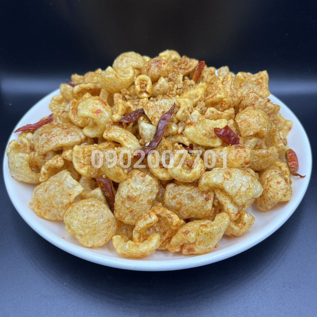250g Da heo cháy tỏi thơm ngon - đồ ăn vặt