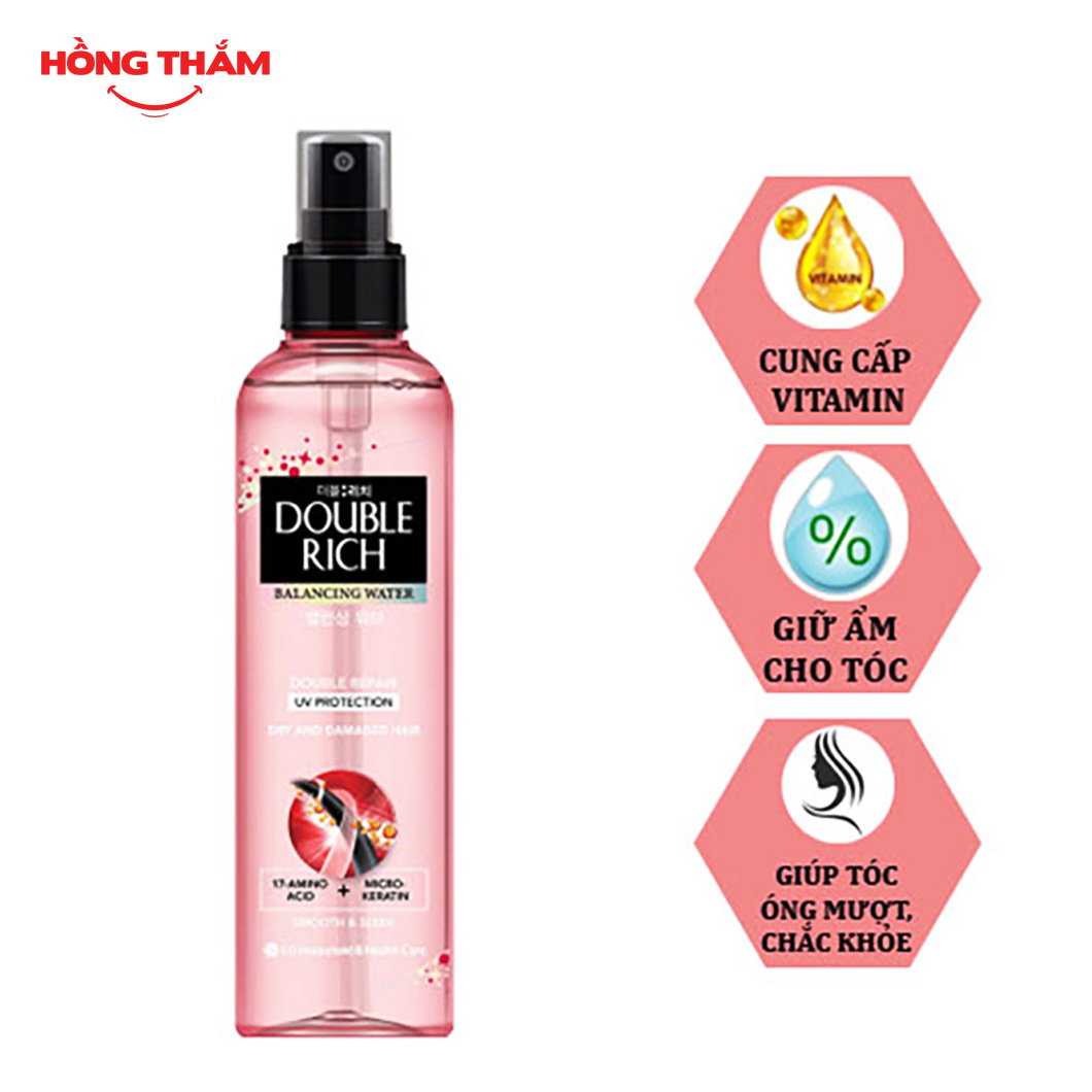 Xịt dưỡng tóc DOUBLE RICH chăm sóc tóc hư tổn (250ml) (hongthamshopcom)- DT104