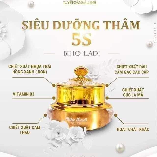 BIHO LADI SIÊU DƯỠNG THÂM 5S, [COMBO 2 HỘP] GIẢM 80K (TẶNG KÈM QUÀ)