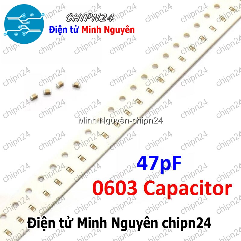 [25 con] (G29) Tụ dán SMD 0603 470 50V 5% (47pF 50V) (1.6x0.8mm) - HH005630