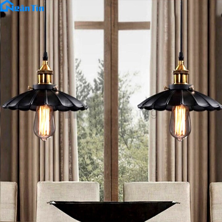 Bộ 2 đèn thả trần trang trí nhà quán cà phê THCN129 (Chưa bao gồm bóng)