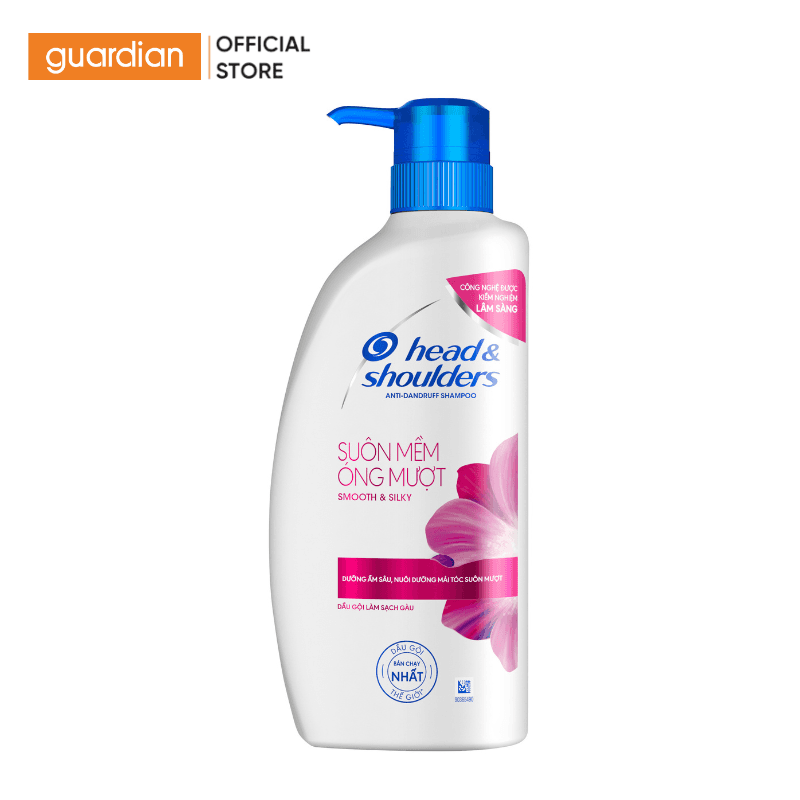 Dầu Gội Làm Sạch Gàu Suôn Mềm Óng Mượt Anti-Dandruff Smooth & Silky Head & Shoulders 625Ml
