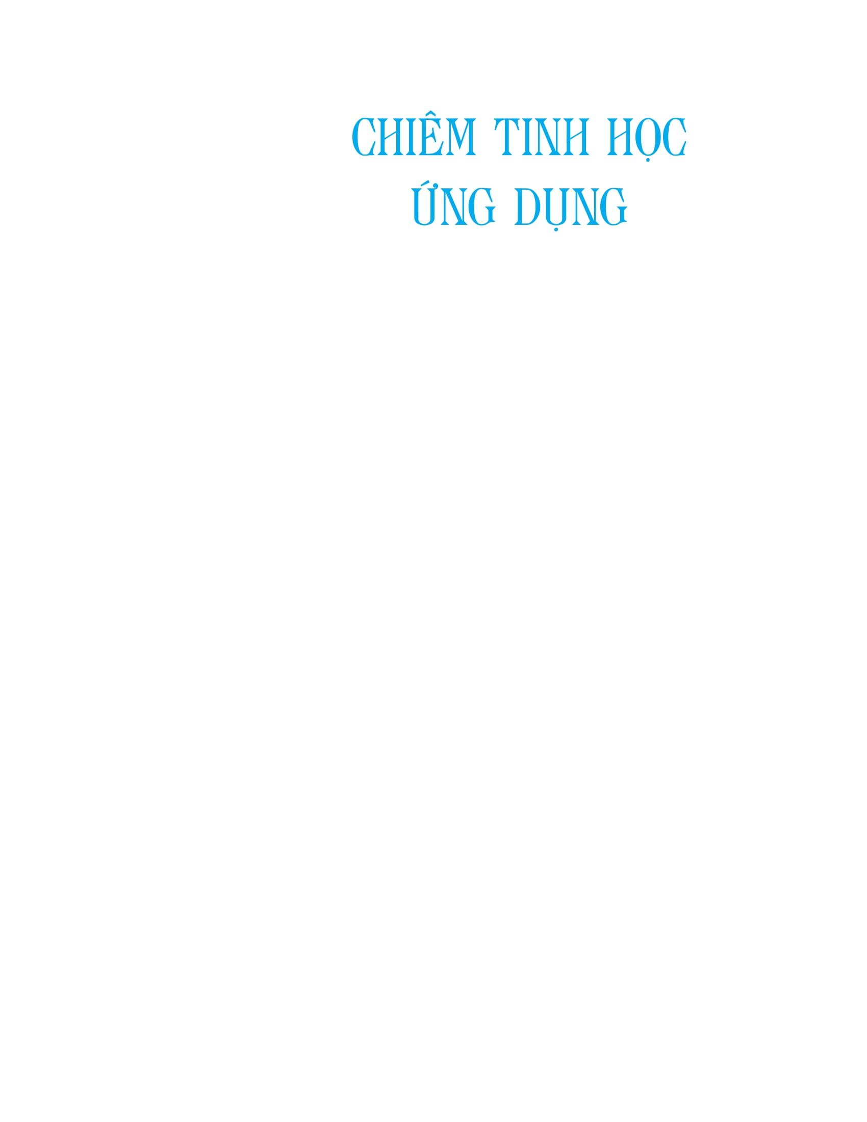 Sách Fahasa - Chiêm Tinh Học Ứng Dụng