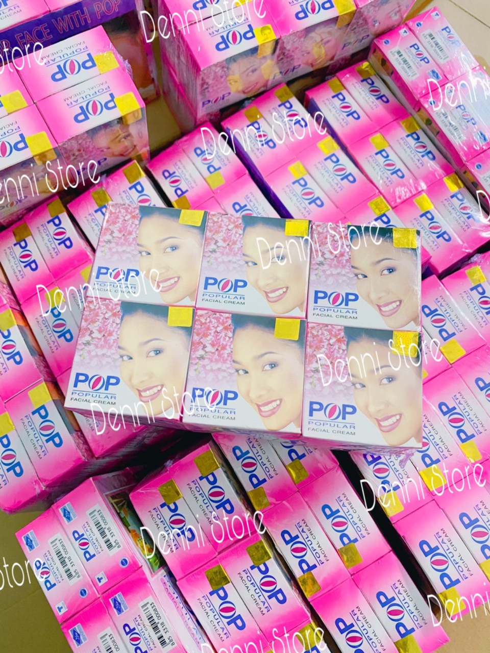 Retail Box of Pop Pink Thai Skin Whitening Cream 4g