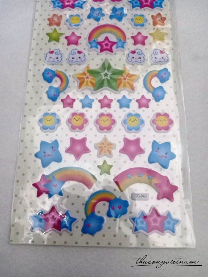 STICKER nổi CC-043