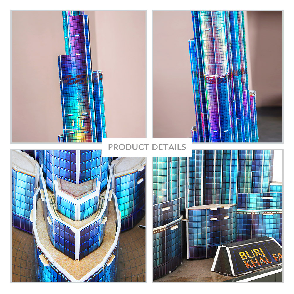 Mô hình giấy 3D CubicFun - Led Burj Khalifa L133h