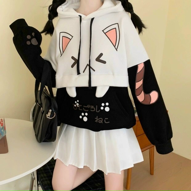 HCM]ÁO HOODIE NỈ PHỐI TÀ ĐẸP ÁO KHOÁC CHUI ĐẦU UNISEX PHONG CÁCH HÀN QUỐC  KIỂU DÁNG MỚI LẠ SIÊU CUTE OWEN FASHION 