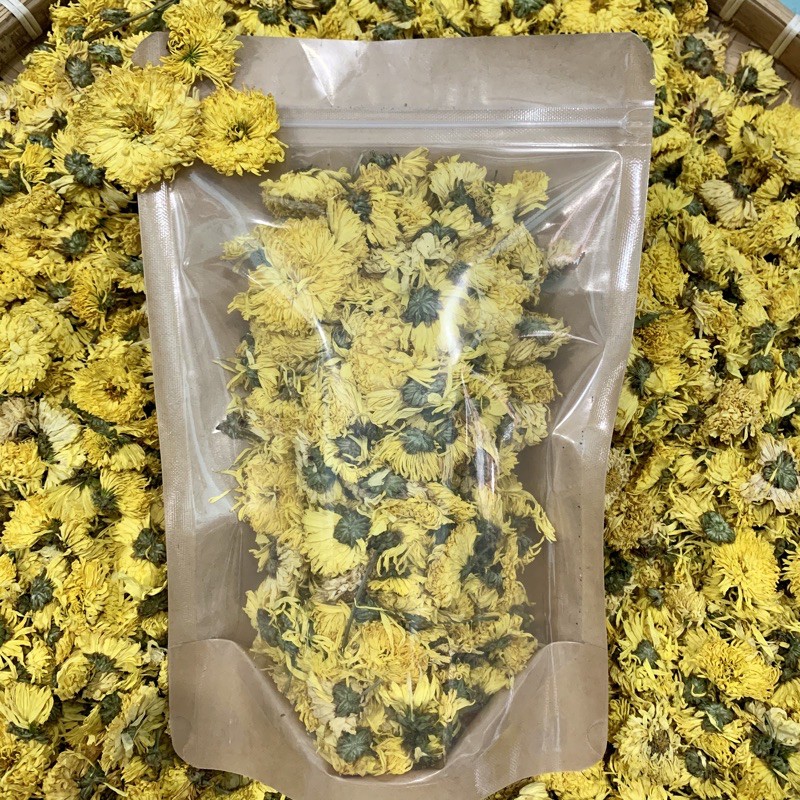 100gr Hoa Cúc Vàng Sấy Khô, Thơm