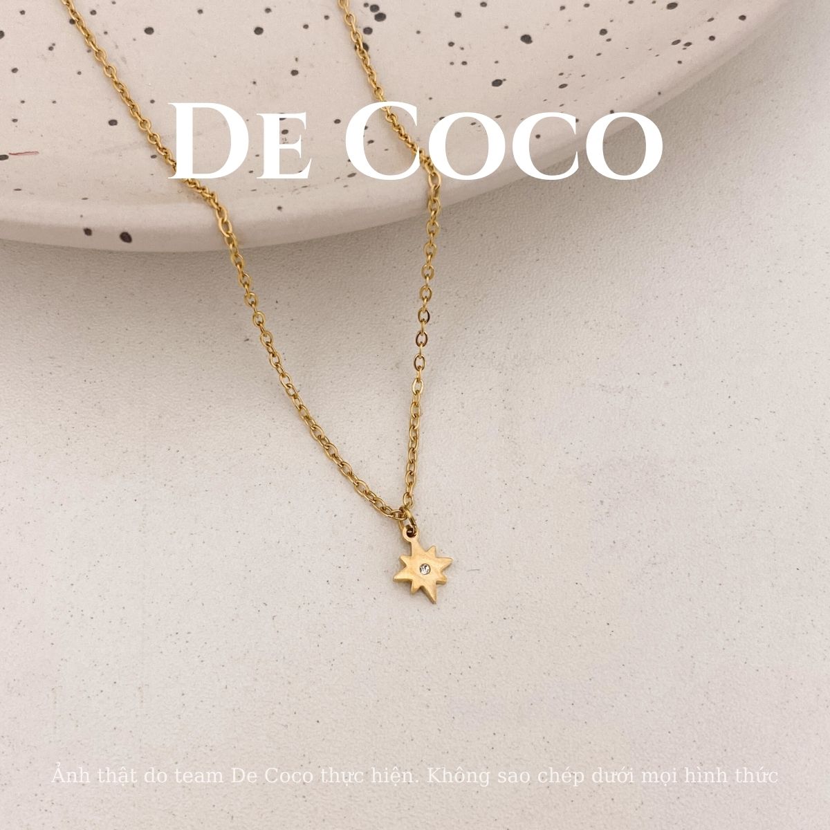 KHÔNG ĐEN GỈ - Vòng cổ, dây chuyền nữ Nova De Coco