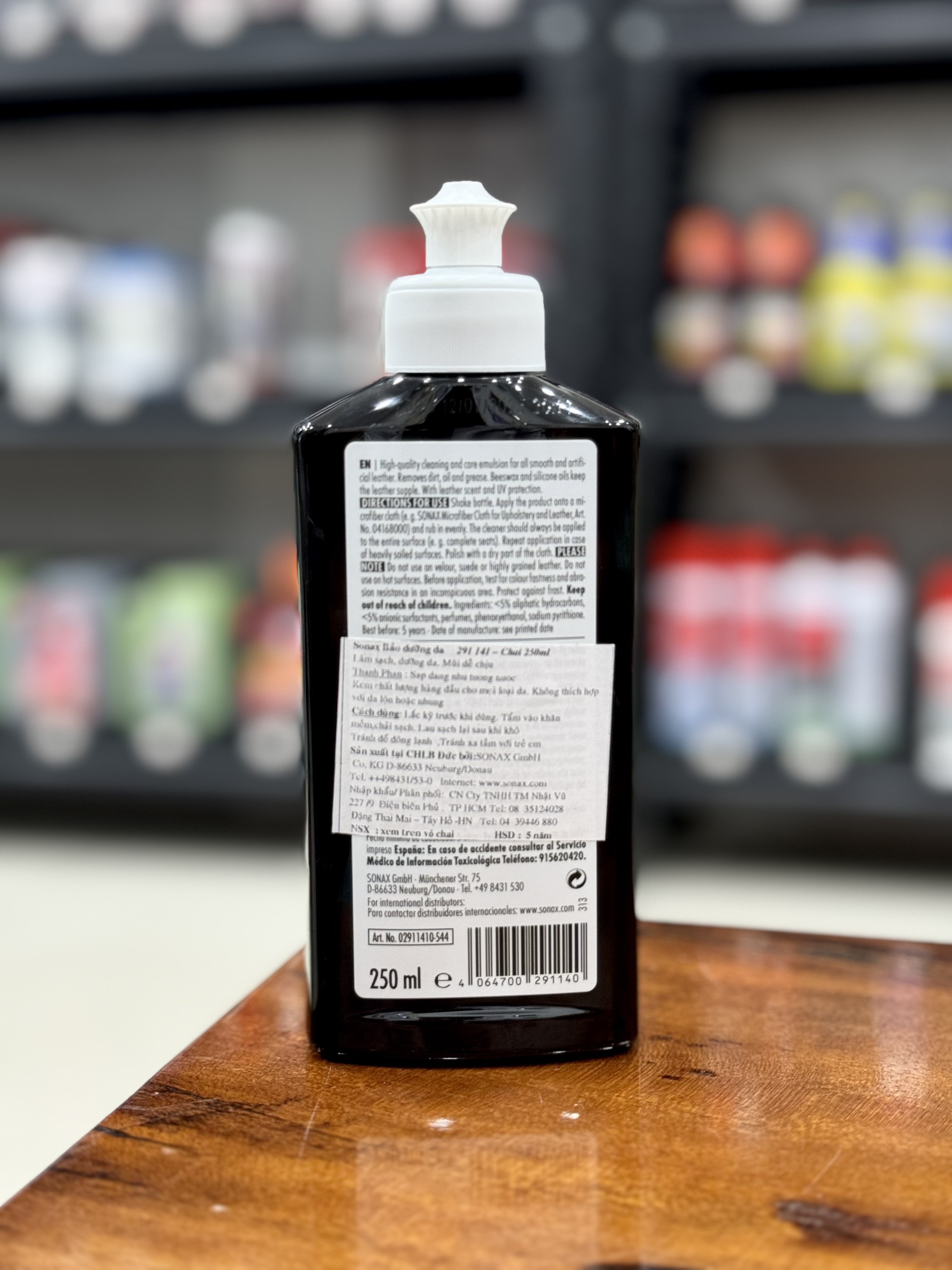 Kem dưỡng ghế da Sonax 291141 250ml