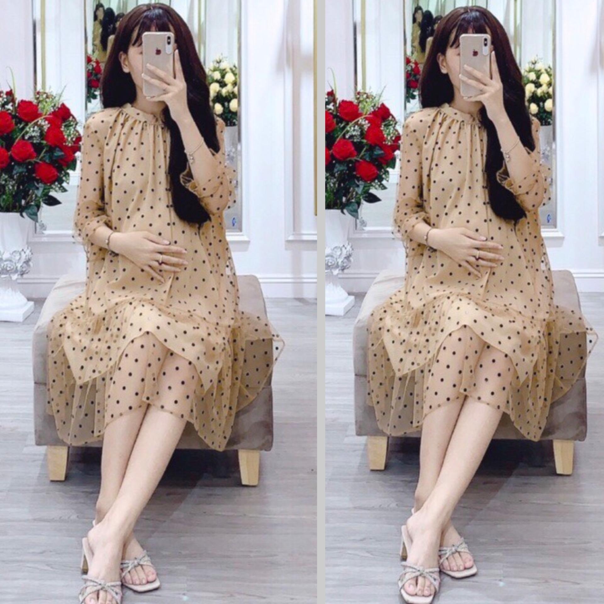 Váy bầu dáng suông