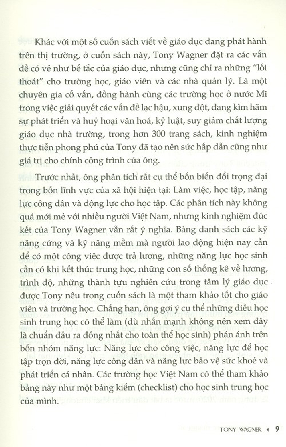 Bài Học Giáo Dục Từ Nước Mĩ