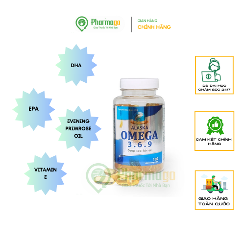 OMEGA 369 ALASKA LỌ 100 VIÊN