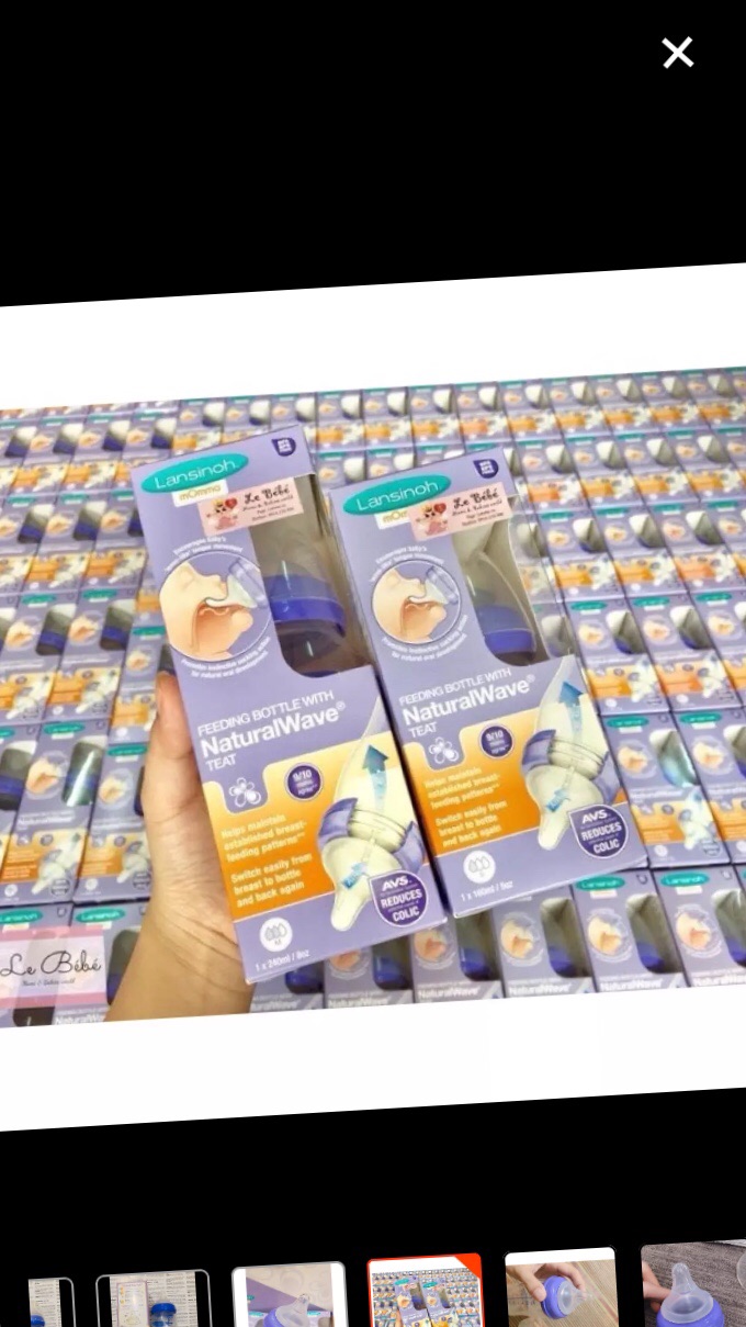 Bình sữa Lansinoh 160ml / 240ml cho bé