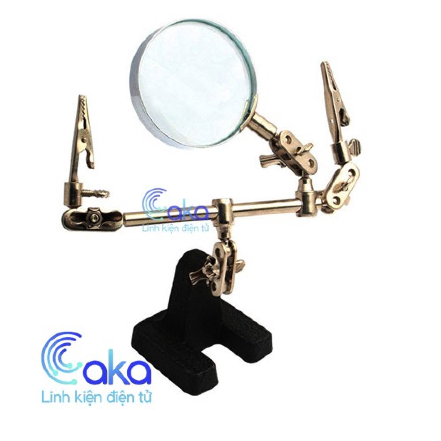 Kính lúp kẹp mạch để bàn