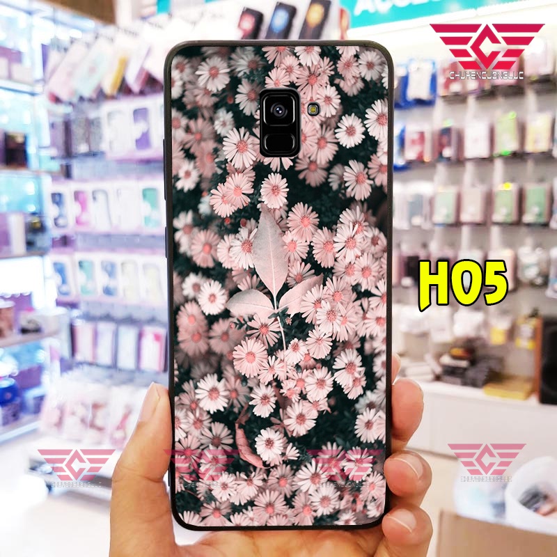 Ốp lưng samung j6, j6 plus, a6, a6 plus, a8, a8 plus hoa lá 2022 cực đẹp