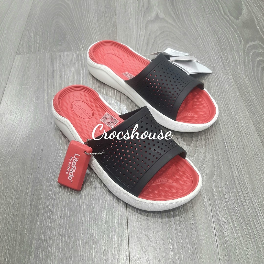 Dép quai ngang croos literide nam nữ hàng cao cấp, dép literide êm, dép quai ngang - crocs house.