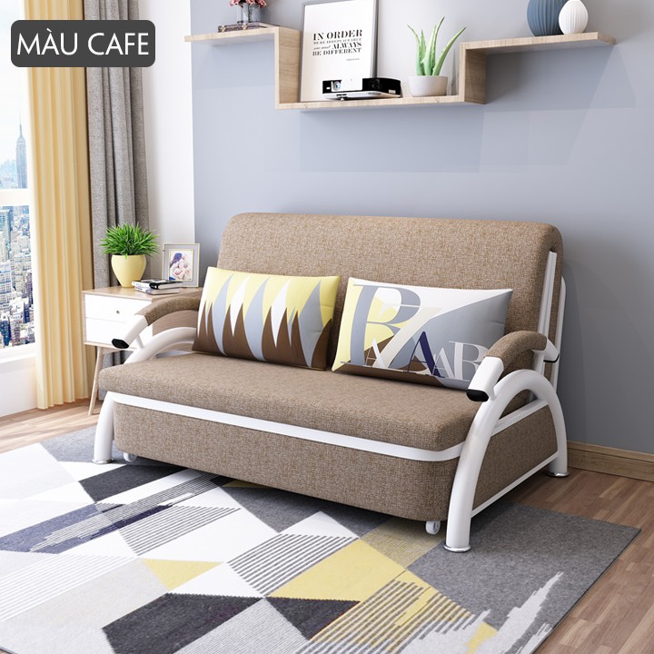[Trả góp 0%] Giường Sofa thông minh đa năng gấp gọn, ghế sofa giường thông minh đa năng ,Sofa giường gấp gọn đa năng Kiểu Giáng Châu Âu (Rộng158 x Dài190cm) Tặng kèm 2 gối – T147