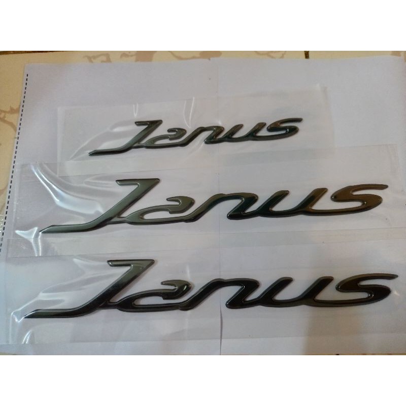 Bộ tem nổi Janus màu đen new hàng nhập Thái Lan