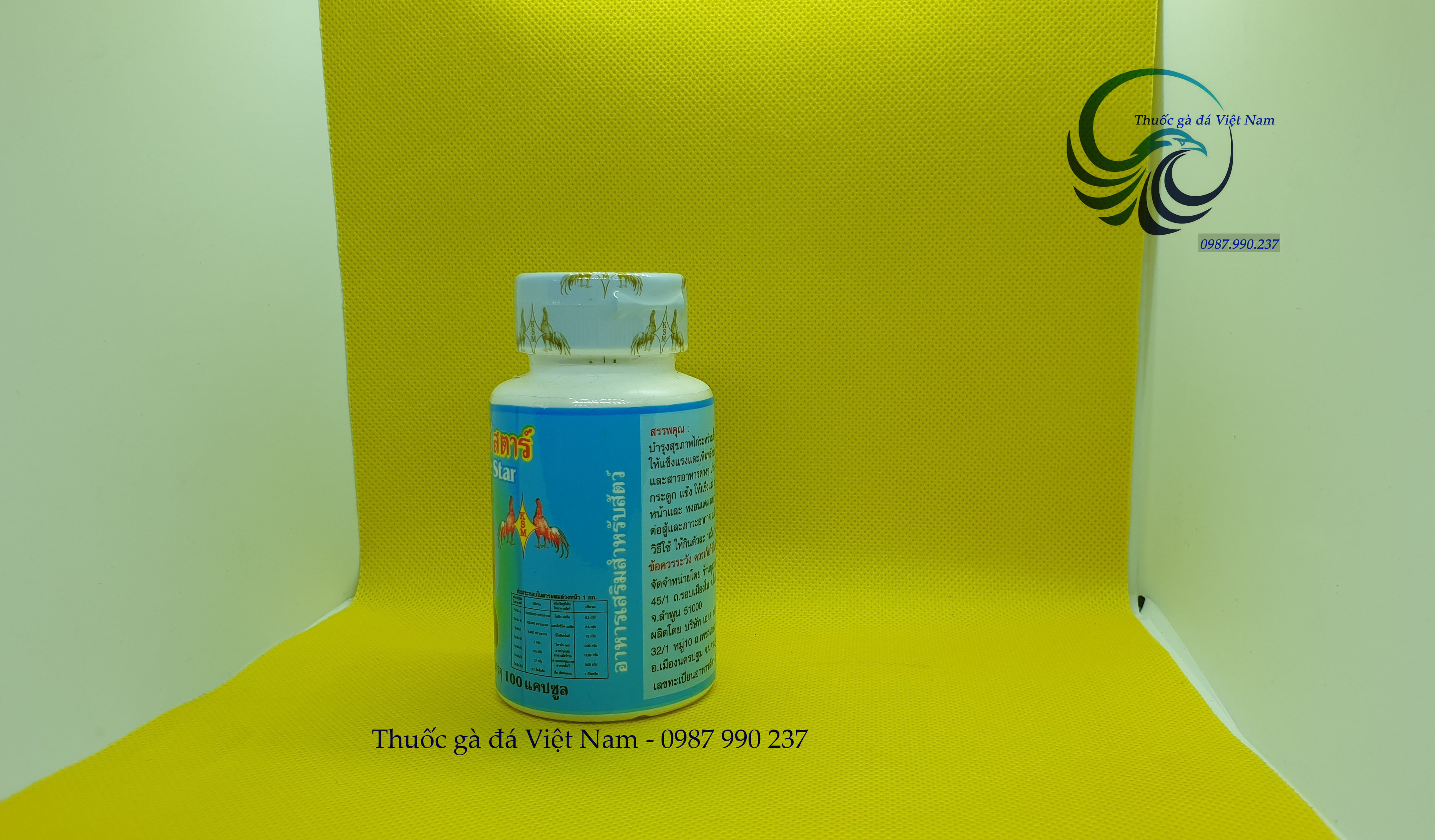 Thuốc bổ gân xanh SUPER FIVE STAR cho gà đá