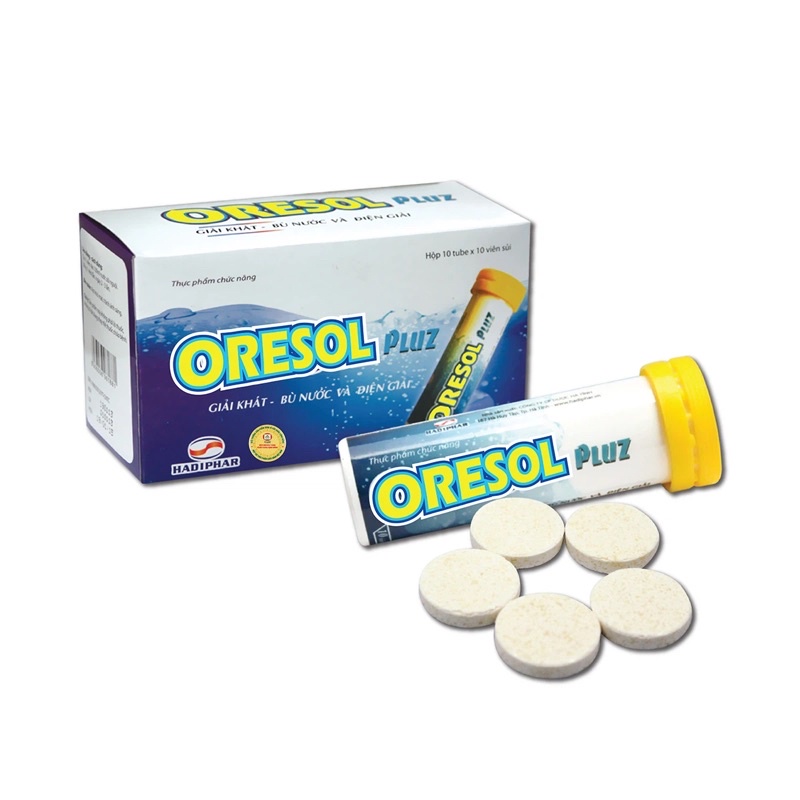 Viên sủi bù điện giải Oresol Pluz