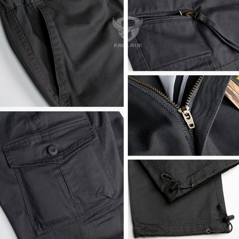 Eaglade mens tactical cargo pants S7 Black