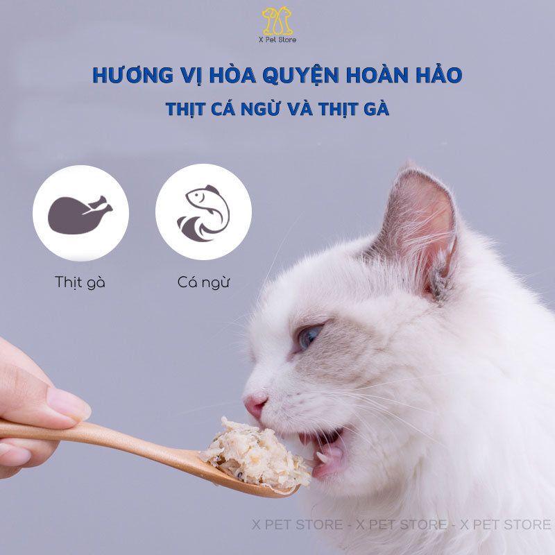 Pate Mèo, Pate Ciao 60g, Nhiều Vị