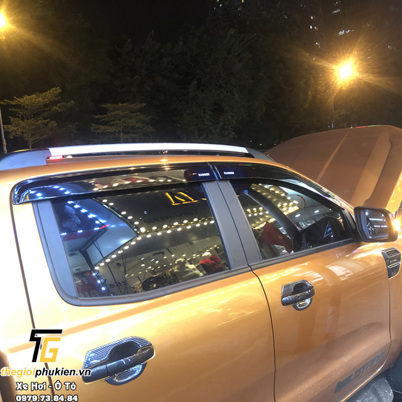 Bộ vè che mưa ABS Ford Ranger 2023 cao cấp