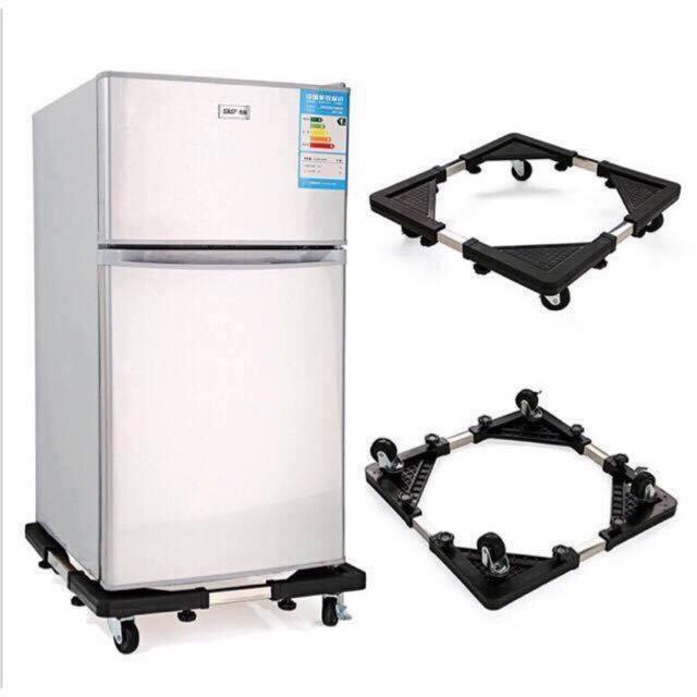 KỆ ĐỠ MÁY GIẶT, TỦ LẠNH, QUẠT ĐIỀU HÒA CHO GIA ĐÌNH CÓ BÁNH XE CHỐNG RUNG, CHỐNG ẨM MỐC, CÓ THỂ ĐIỀU CHỈNH KÍCH CỠ THÔNG MINH, GIÁ ĐỂ MÁY GIẶT, TỦ LẠNH TẢI TRỌNG ĐẾN 138KG, CAO 10CM