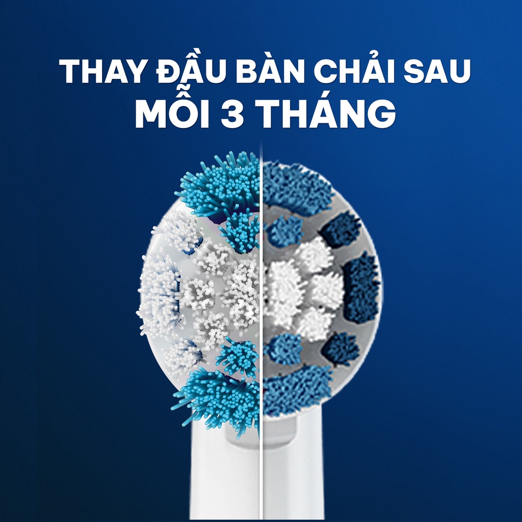 Oral-B Precision Clean Electric Toothbrush Head with CleanMaximiser Technology, Excess Plaque Remover