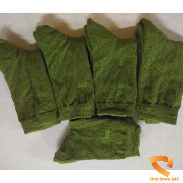 Tất vớ xanh vớ ca vớ bđ vớ sĩ q dệt kim hà nội combo 10 đôi sq ca bđ