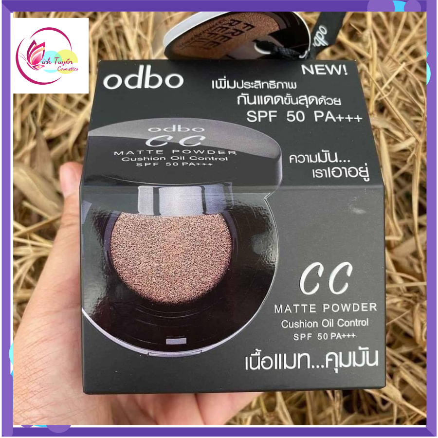 PHẤN NƯỚC  CC ODBO Cushion Matte Powder Oil Control (Kèm Lõi Refill)