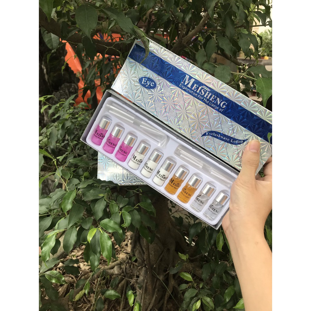 SỈ LẺ Set Uốn Mi Thảo Dược MEISHENG