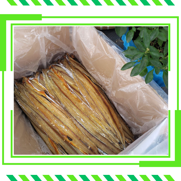 Khô cá hố lạt nguyên con lớn nha trang, gói 500g - cá cơm khô nha trang