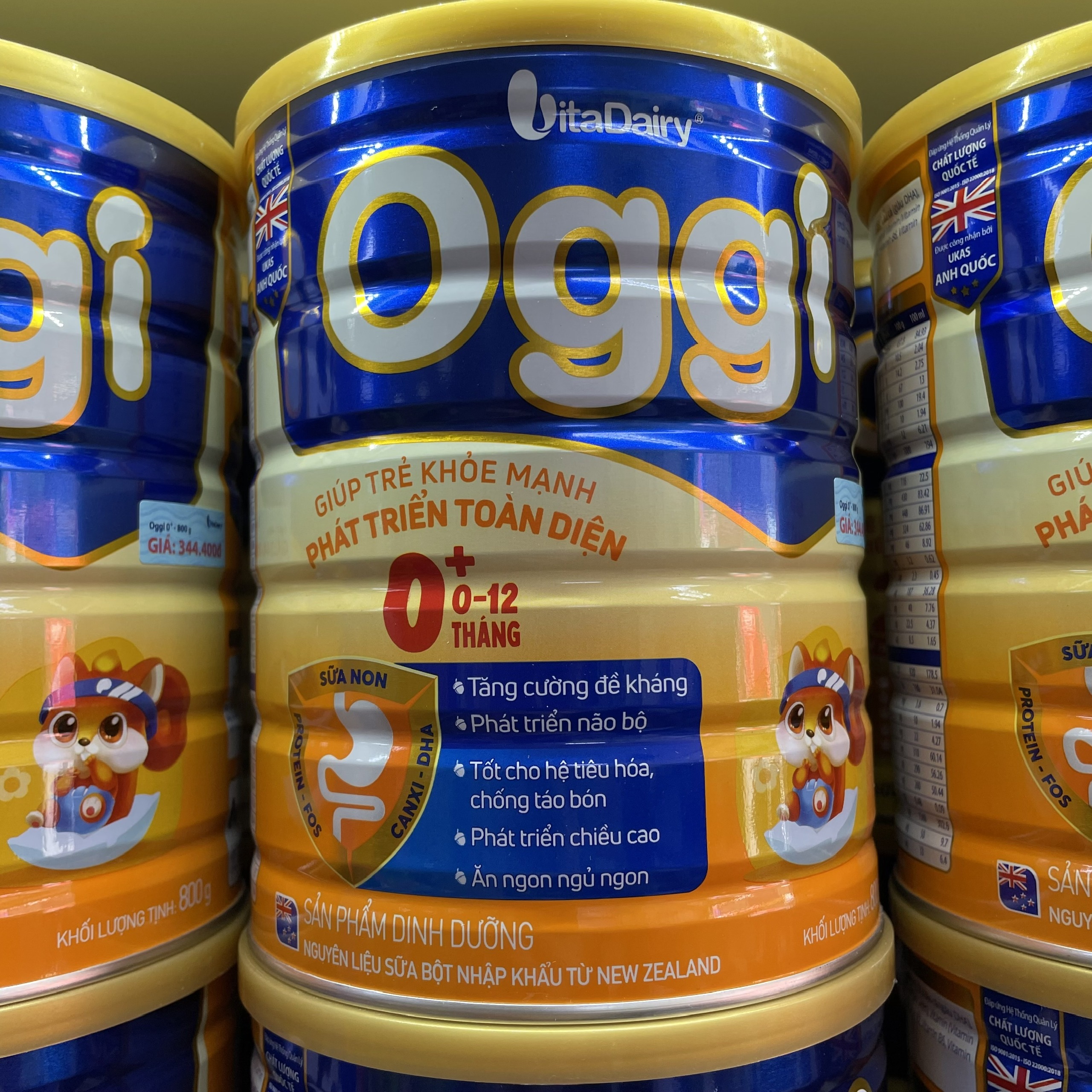 [Hỏa Tốc, Có Tích Điểm] Sữa OGGI 0+ 800g, 1+, 2+ 900g (Có Quà tặng, Date Mới)
