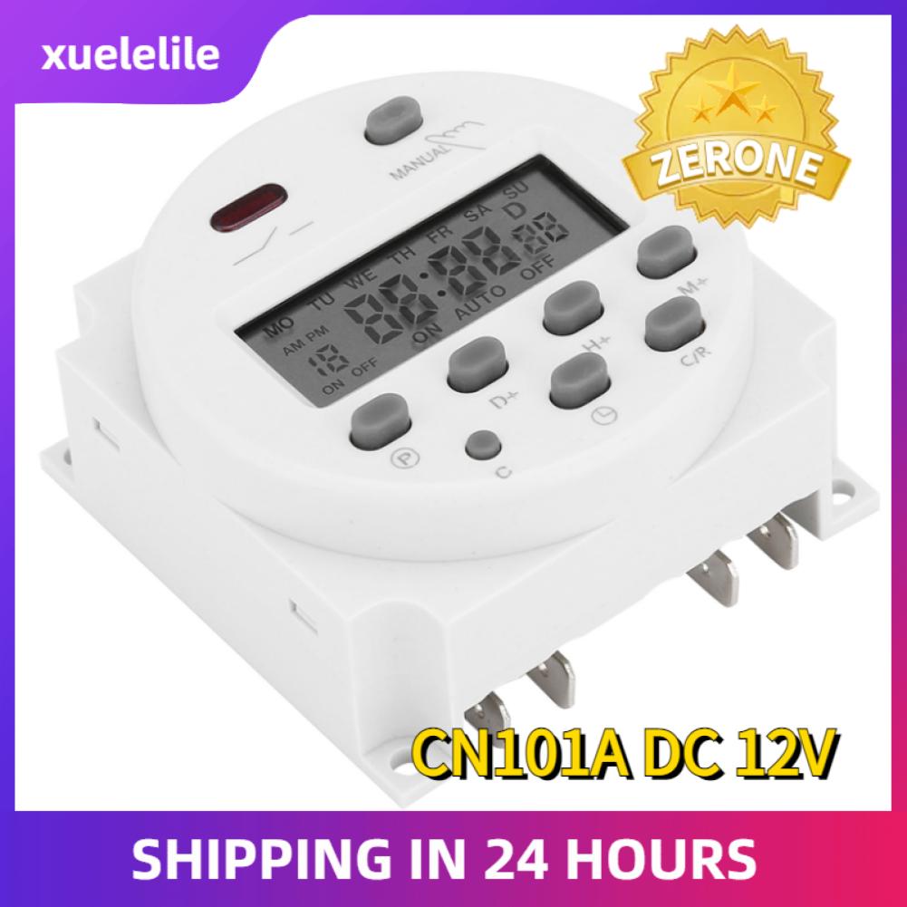 Time switch relay cn101a dc 12v mini lcd digital microcomputer control power timer switch