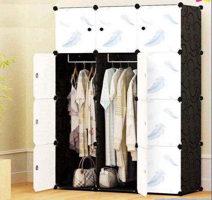 TỦ NHỰA GHÉP 12 Ô
