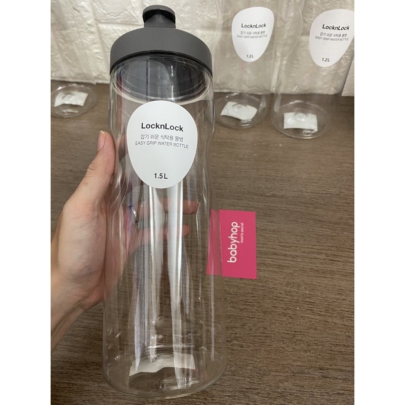 HOT SALE [Mã 11LIFESALE giảm 10  đơn 99K] Bình Đựng Nước Lock Lock Easy Grip HAP813 [1.2L] HAP814 [1.5L]