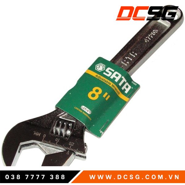 Mỏ lết 8"/200mm Sata 47203